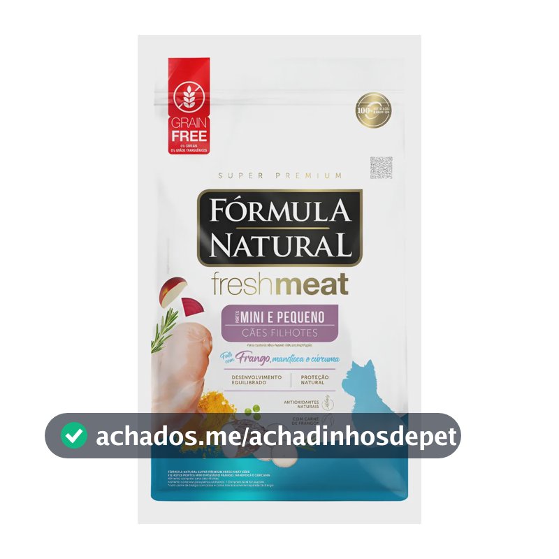 Fórmula Natural Fresh Meat Filhotes Mini E Peq. 2,5 Kg
