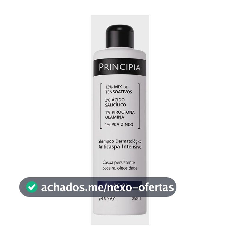 Shampoo Dermatológico Anticaspa Intensivo AC-01 250ml Principia