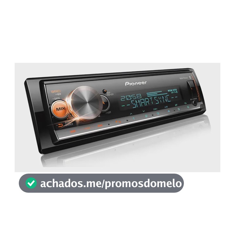 Pioneer Mp3 Player Mvh-x3000br Bluetooth Usb Mixtrax Ar X300