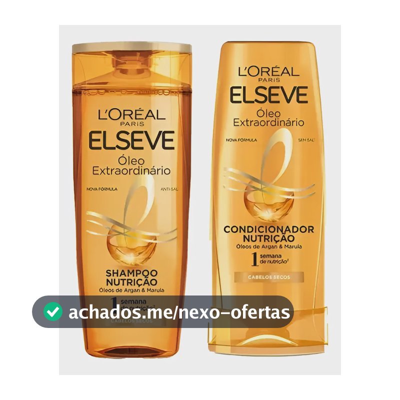 Kit Elseve Óleo Extraordinário Shampoo + Condicionador 200ml