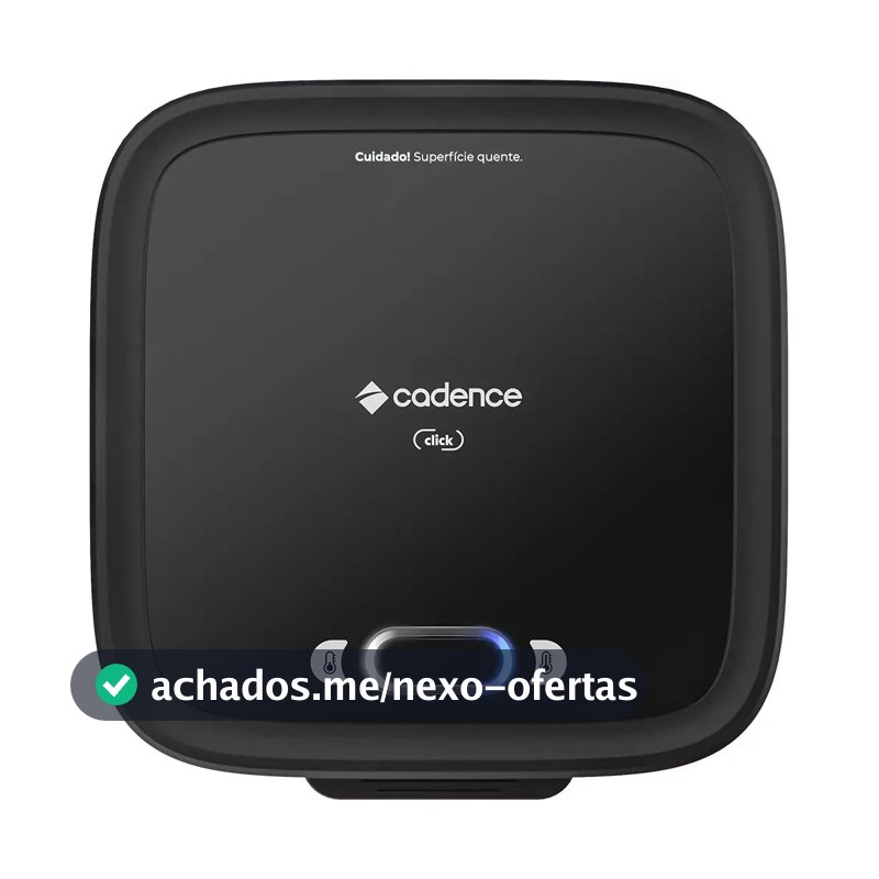 Grill Sanduicheira Cadence SAN400 Elétrica Chapa Misteira Tostex Tostequeira Hambúrguer Click