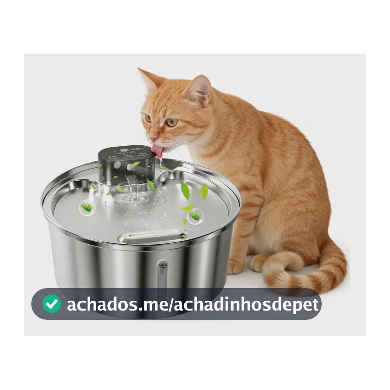 Sensor Sem Fio Bebedouro Fonte Para Gato Cão Newpet 3.2l