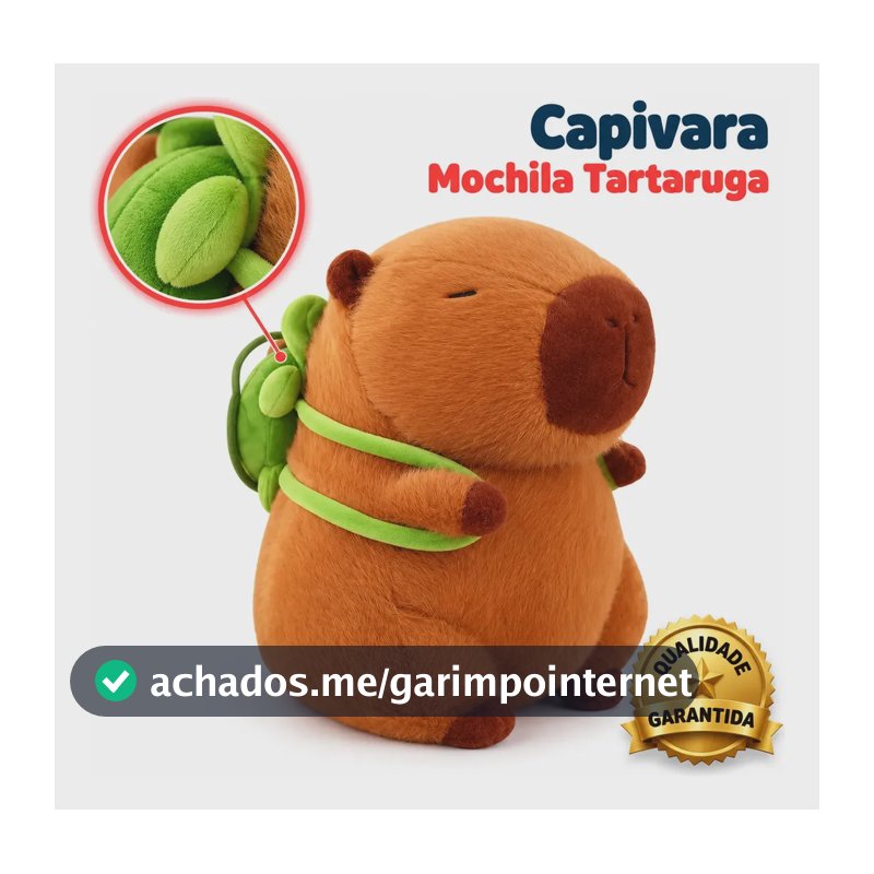 Capivara Filó Pelúcia Gigante Antialérgica Bichinho De Pelúcia Macio Brinquedo Infantil E Adulto Decoração Quarto Presente Criativo Confortável Seguro Alta Qualidade Brasiliana Tech