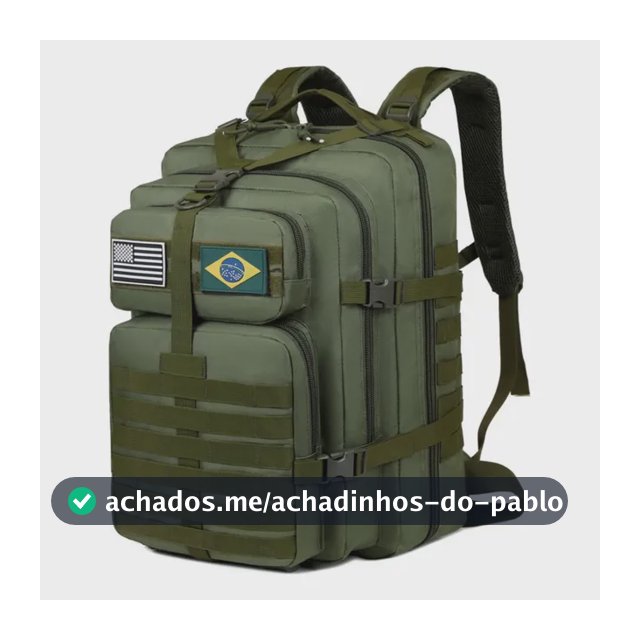 Mochila Tática Impermeável Militar Reforçada Grande 50litros