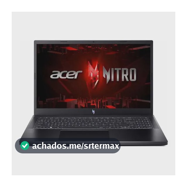 Notebook Gamer Acer Nitro V ANV15-51-57WS Intel® Core™ i5-13420H 13ªGeração 512SSD 8GB Nvidia® GeForce® RTX 3050 GDDR6 Linux Gutta 15,6'
