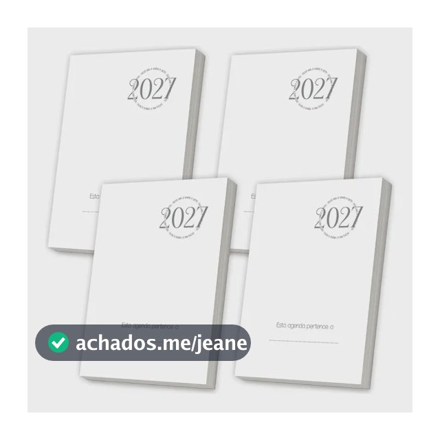Kit 4 Un. Miolo Agenda Comercial - Tam A5 2dpp 2dpp Com Horário 2027