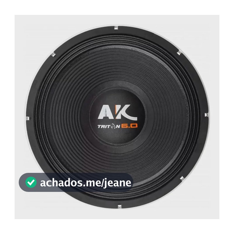 Auto Falante Triton Ak 6.0 15 Cse Polegadas 4 Ohms Branco Branco