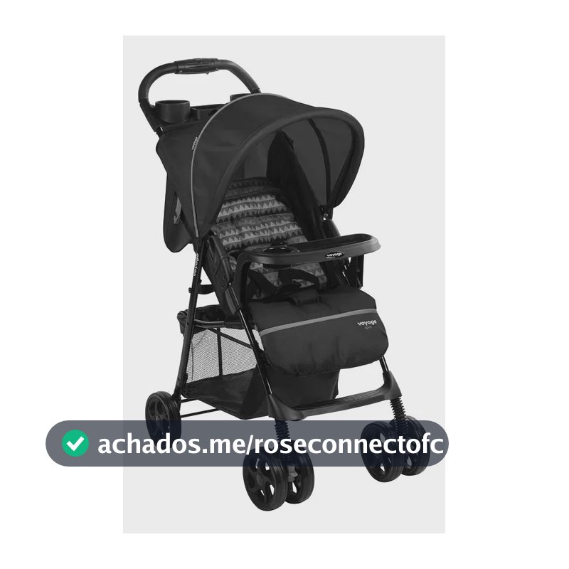 Carrinho De Passeio Para Bebê Spot (até 15kg) Preto - Voyage