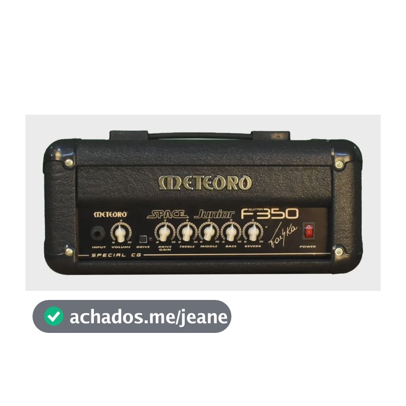 Cabeçote Guitarra Meteoro Space Junior F350 25w Cor Preto