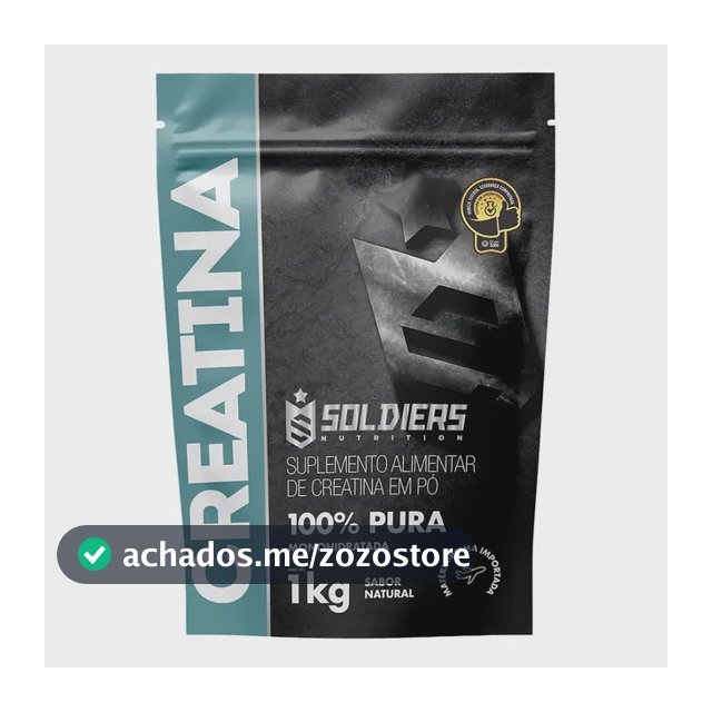 Creatina Soldiers Nutrition em pó Sem sabor x 1kg