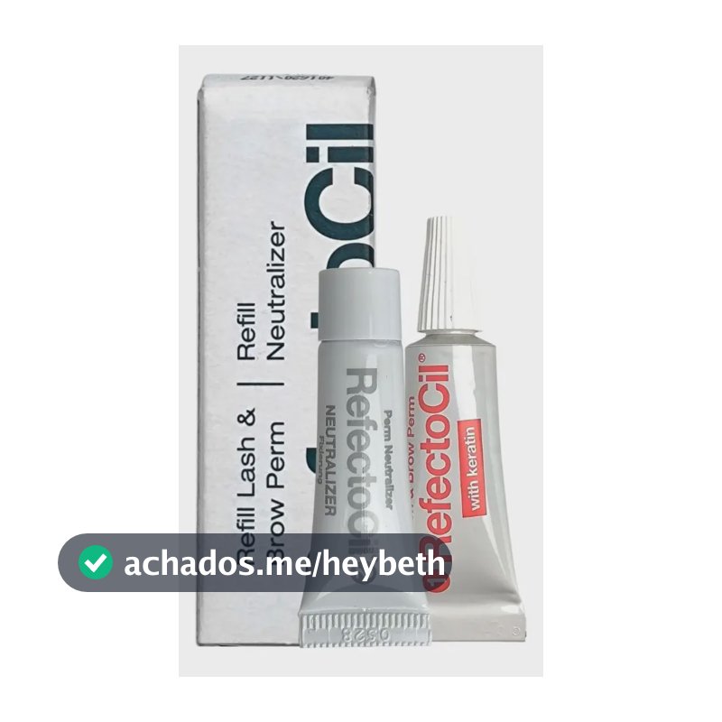 Kit RefectoCil Neutralizer Perm Curvador Cílios e Sobrancelhas 3,5 mL