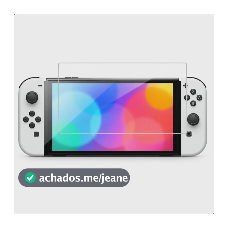 Película Vidro Temperado Tela 9h Para Nintendo Switch Oled