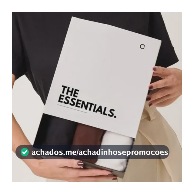 Kit 3 T-shirts Oversized Classic Algodão Cléa Store