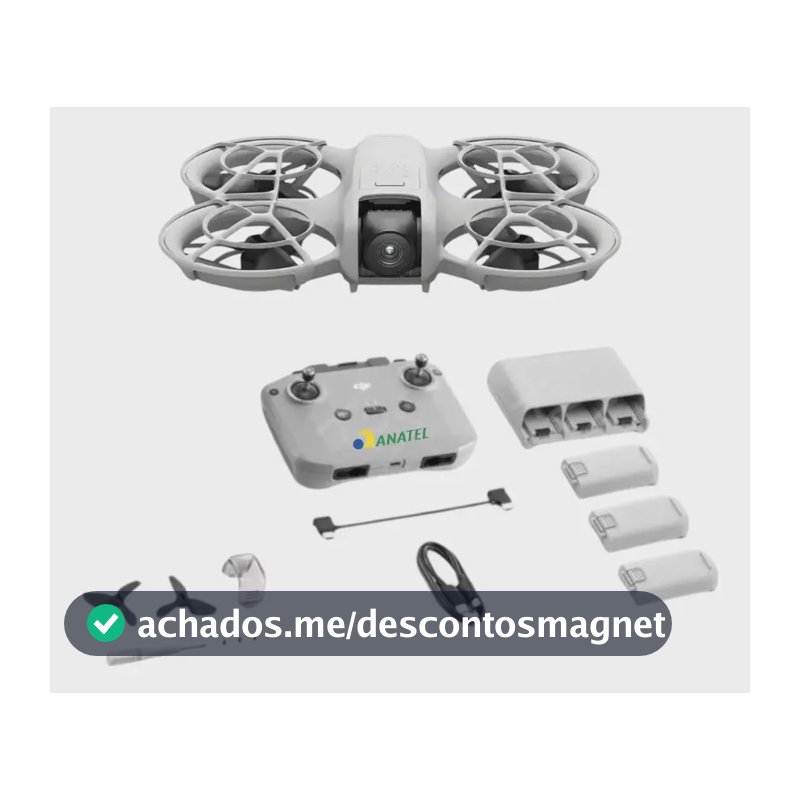 Drone DJI Neo Fly More Combo Cor Cinza