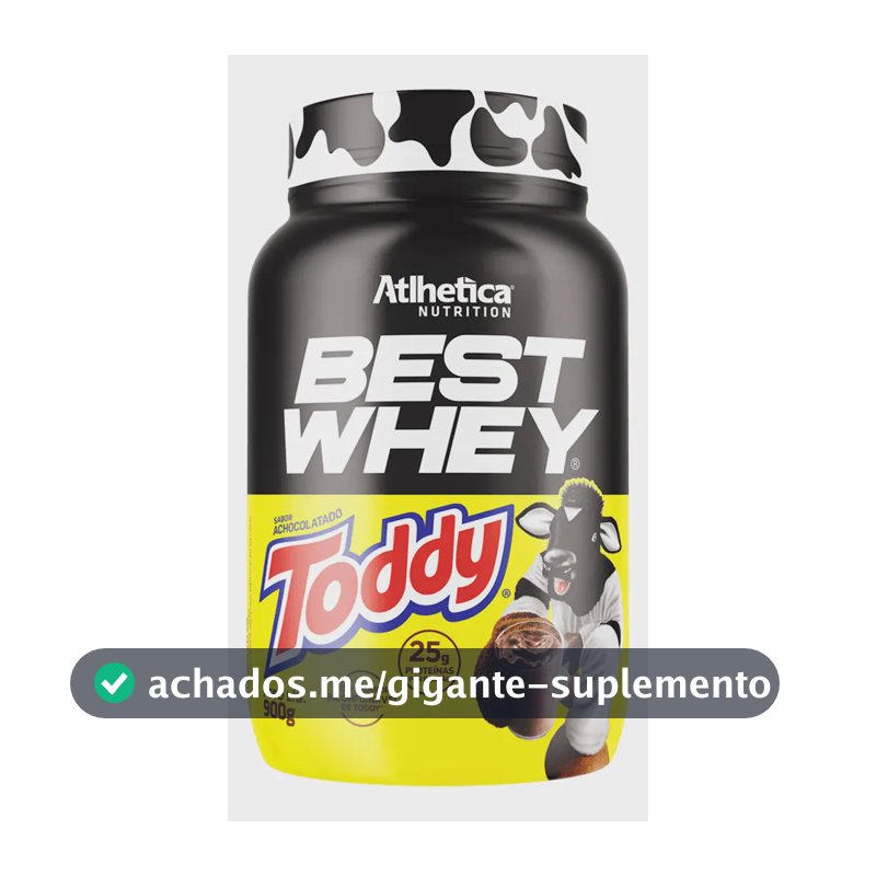 Best Whey Toddy Isolado Hidro Concentrado 900g - Atlhetica Toddy