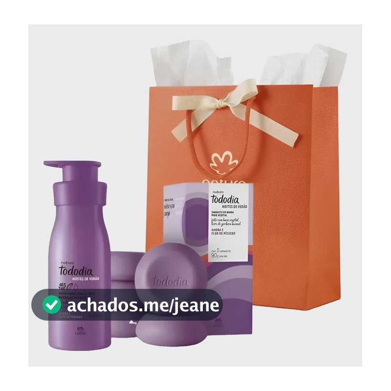 Kit Natura Tododia Amora E Flor De Pêssego  2 Itens