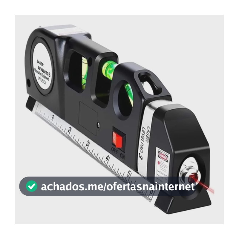Trena Nível Laser Profissional 2,5m 3 Linhas Horizontal Vertical Cruzado Nível De Bolha Prático E Preciso Para Quadros Prateleiras Painéis Instalações Residenciais E Pequenos Reparos Eletric Teck