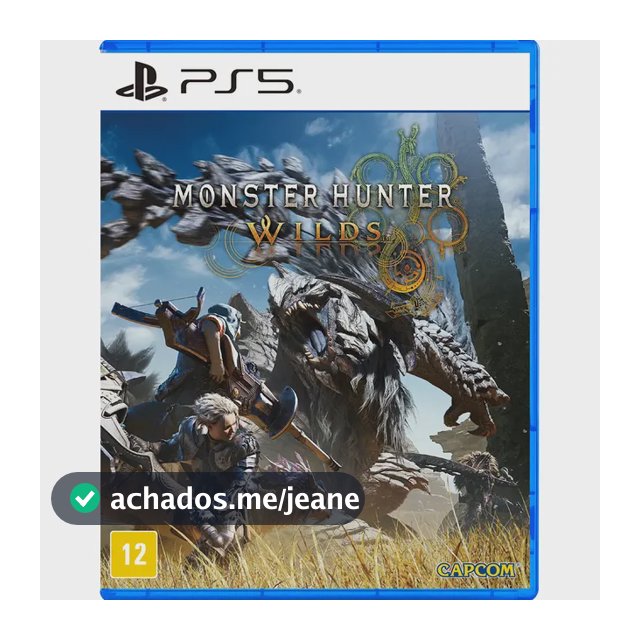 Jogo Monster Hunter Wilds Playstation 5 Mídia Física