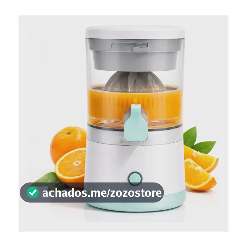 Espremedor Elétrico Portátil Epsilon para Laranja e Limão 400ml Recarregável USB