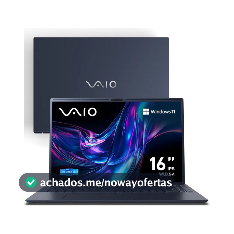 Notebook Vaio FE16 Intel Core i5 13ª Gen Windows 11 Home 8GB 512GB SSD Wi-fi 6 Tela 16" IPS Antirreflexo - B0221H - Memória Expansível Até 64GB - Cinza Grafite