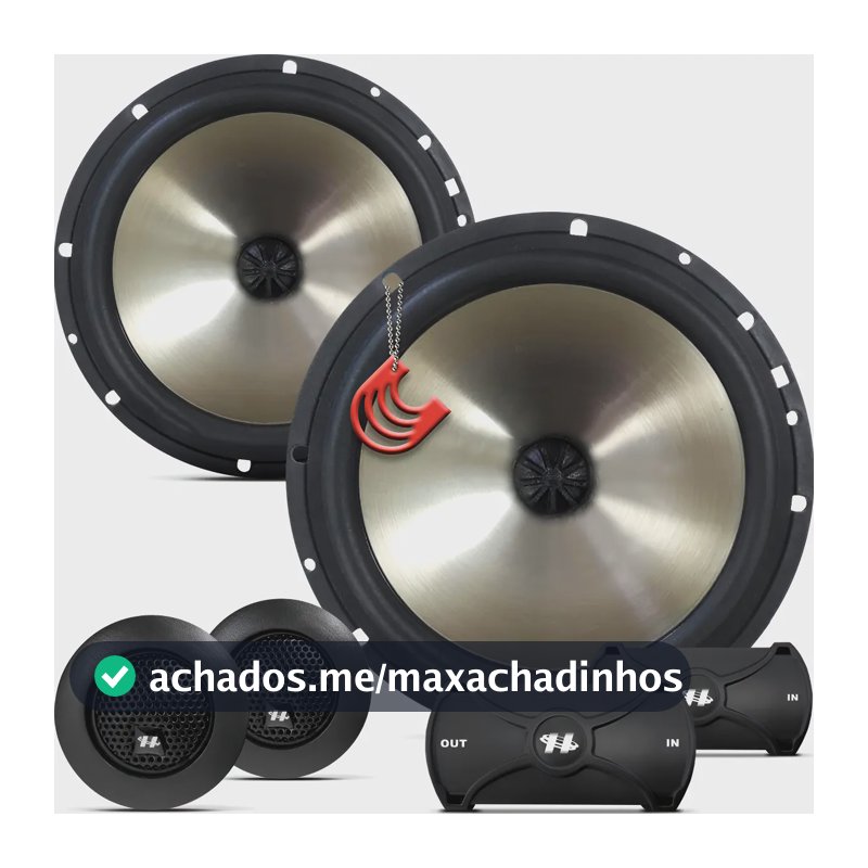 Falante Kit Duas Vias Par 160w Par Som Hurricane 6 Pol Q6.2