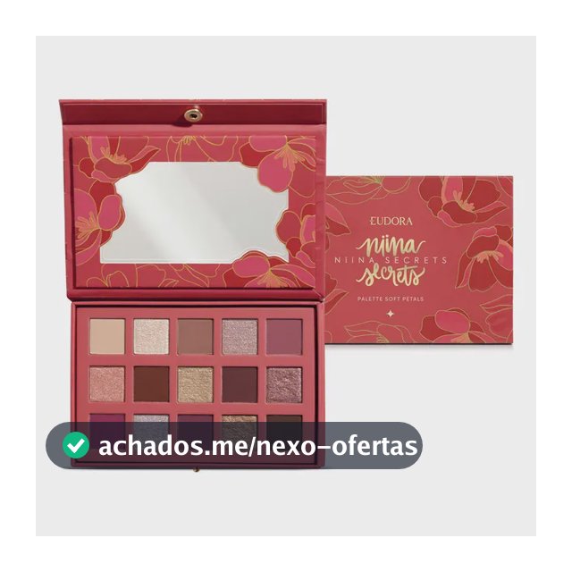 Paleta De Sombras Niina Secrets Soft Petals Eudora 10g Soft Petals