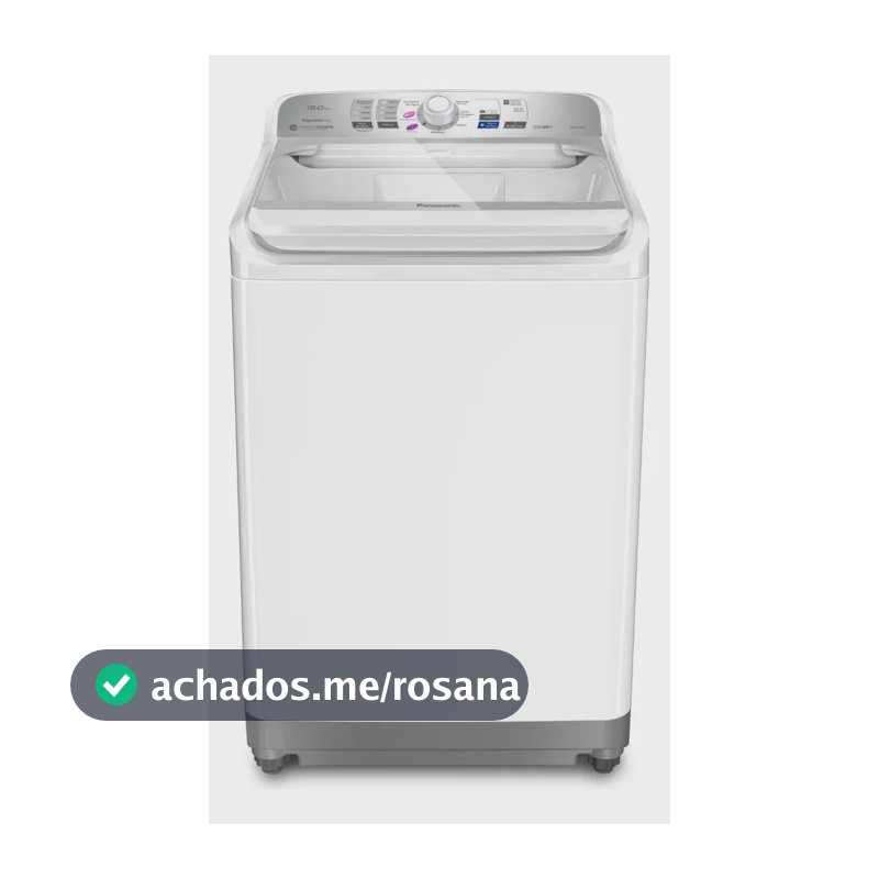 Máquina de lavar automática Panasonic 15kg Branca Na-f150b1w