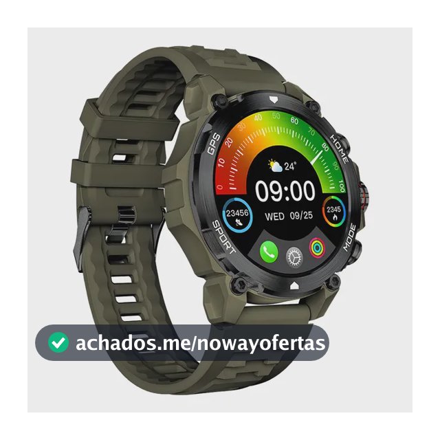 Relogio Smartwatch Basike W88 Pro Max Esportivo 47mm Tela Amoled Gps Integrado Autonomo Nfc Controle De Acesso Chamadas Bluetooth Saude