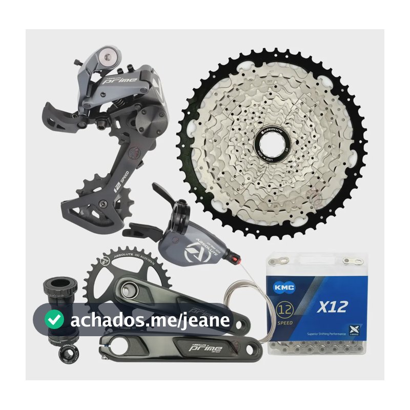 Grupo Absolute Prime Coroa 34d 1x12v 11/50 Corrente Kmc X12