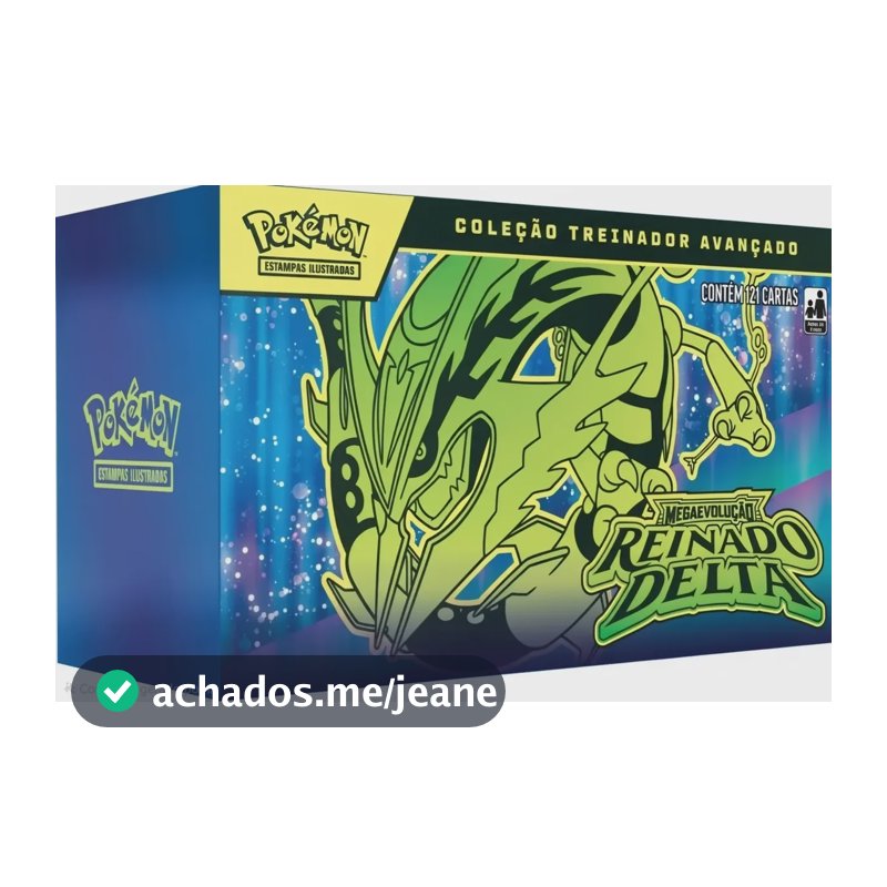 (pré-venda) Box Pokémon Treinador Avançado Reinado Delta Etb Português