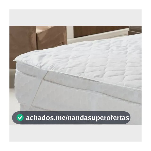 Protetor Colchão Impermeável Queen Size Matelasse Elástico Branco Queen