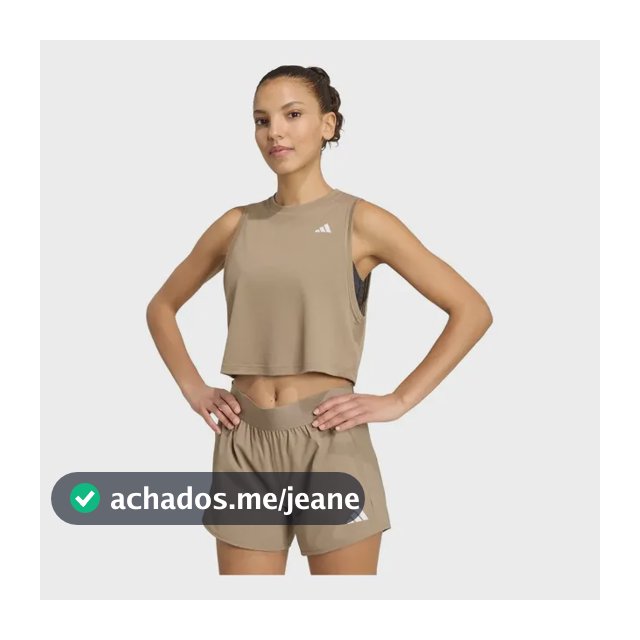 Regata Boxy De Treino Train Essentials adidas Bege P