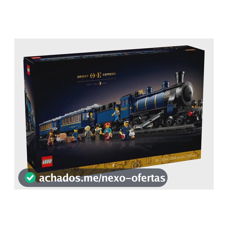 Lego Ideas 21344 Trem Expresso Oriente 116 Cm - Quantidade de peças 2540