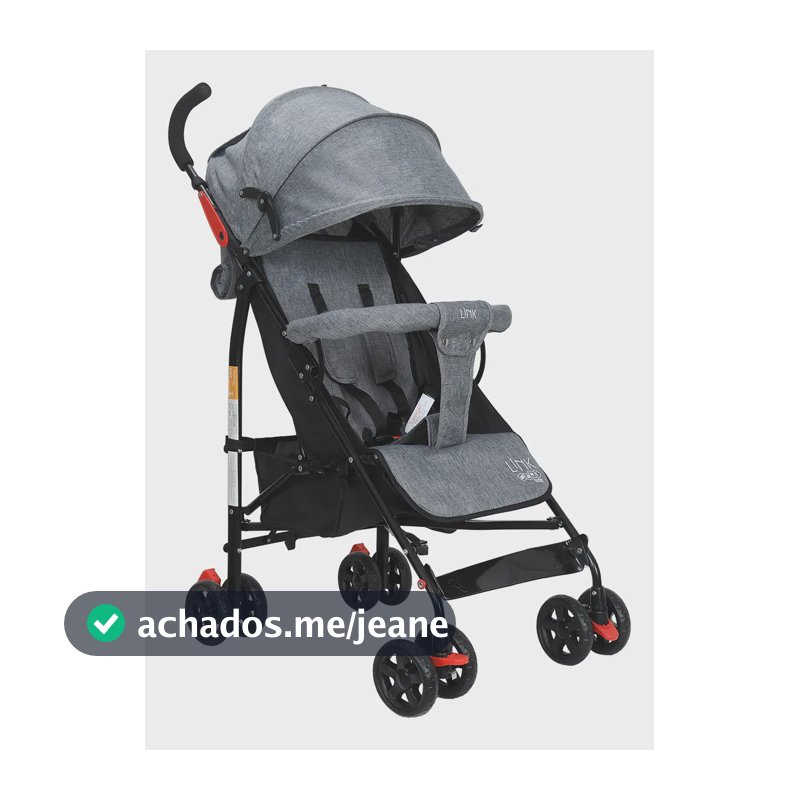 Carrinho de bebê de paseio Maxi Baby 21671 Carrinho Guarda Chuva cinza