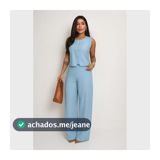 Conjunto Alfaiataria Boss Colete E Calça Pantalona Social