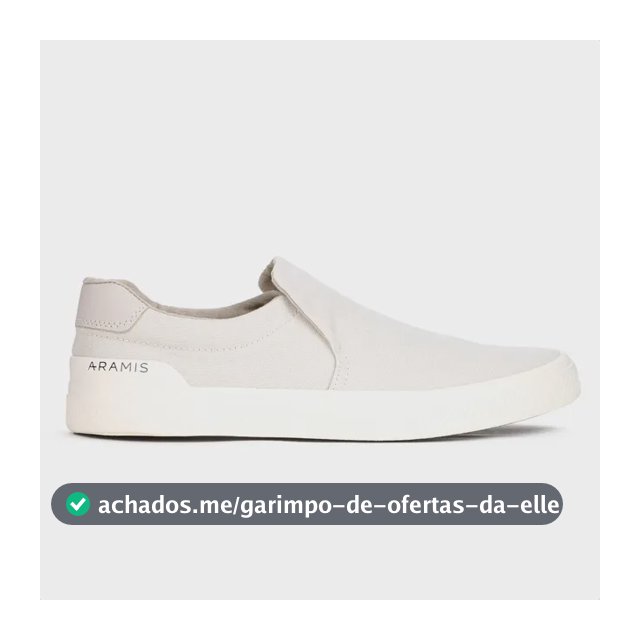 Tênis Masculino Casual Aramis Daily Slip Confortável Moderno Bege 39 Br