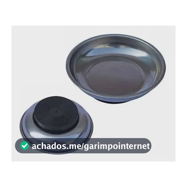 Bandeja Magnética Redonda Bestfer para Porcas e Parafusos com Imã Forte
