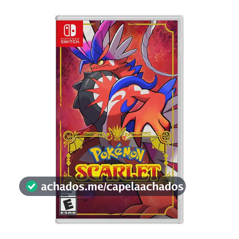 Pokémon Scarlet Edição padrão (Físico)