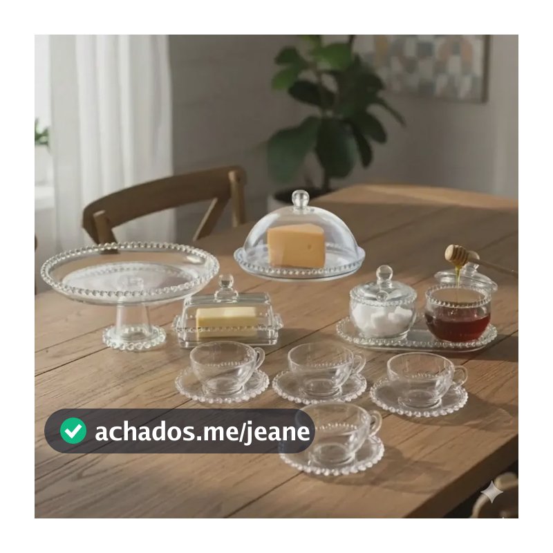 Aparelho Mesa Posta Café Chá 14 A 18 Pçs Bolinhas Pearl Wolf 14 Peças Xicaras C/ Pires Redondo