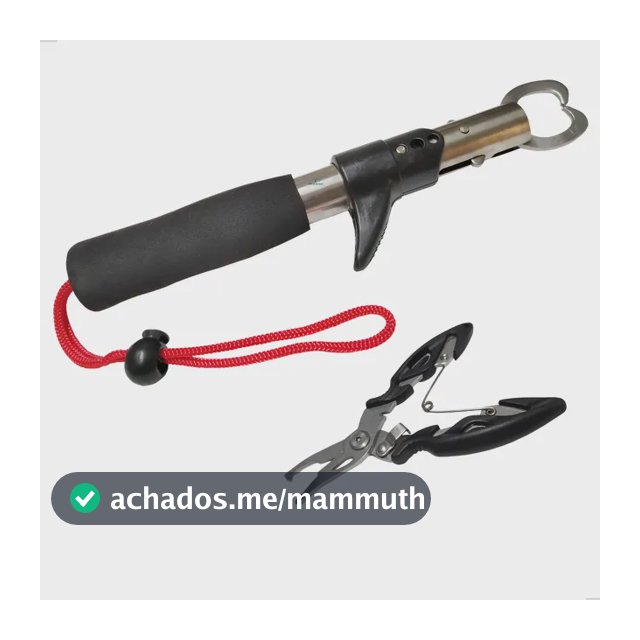 Kit Alicate De Contenção E Alicate Multifuncional Pega Peixe