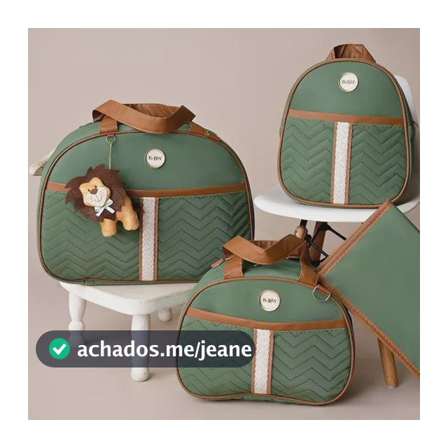 Kit 4 Peça Mala Maternidade Bolsa De Bebe Menino Menina