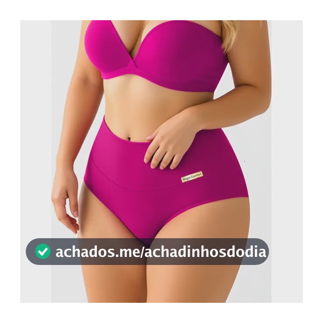 Kit Com 10 Lindas Calcinha Cós Alto Cores Atacado Revenda