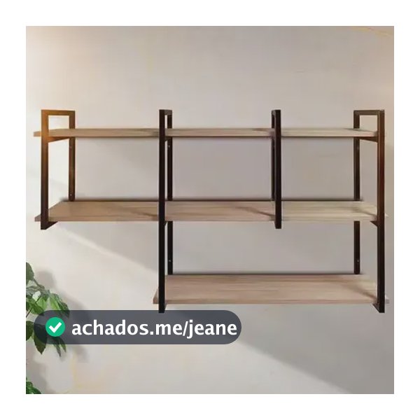 Prateleira Flutuante Design Moderno Para Casa Sala 1,20x68