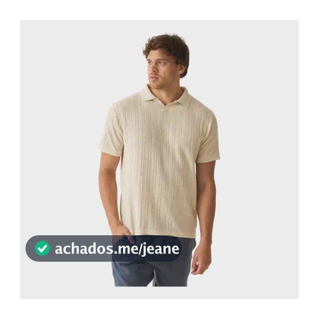 Camisa Gola Polo Tricot Masculina Texturizada Turim Opus