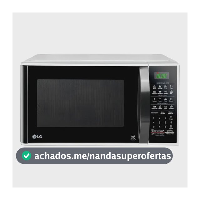 Micro-ondas LG 30L Branco Limpa Fácil - 220V
