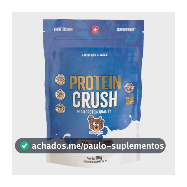 Proteína Under Labz Whey concentrado Crush em pó sabor chocobear x 900g