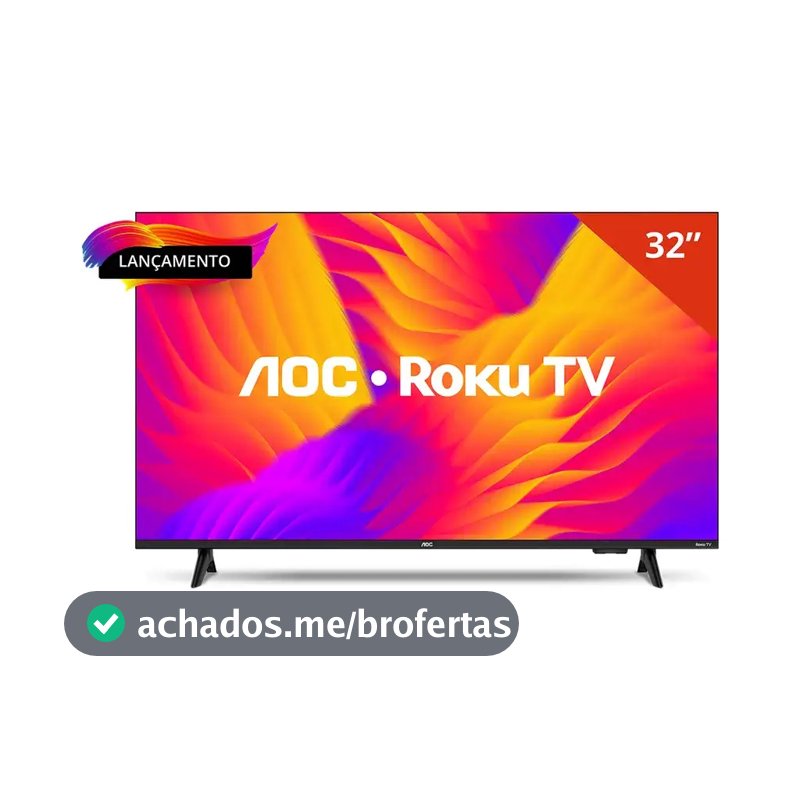 Smart Tv Aoc Dled 32 Wi-fi Roku Tv Quad Core 32s5155/78g