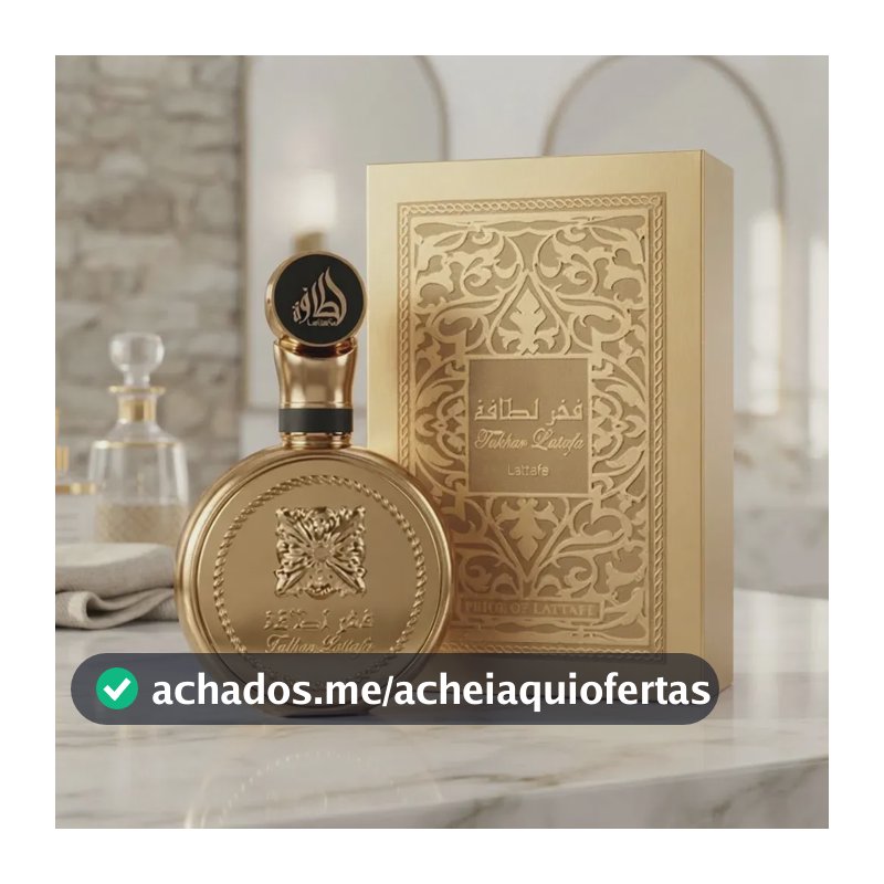 Perfume Árabe Lattafa Fakhar Gold Extrait Unissex