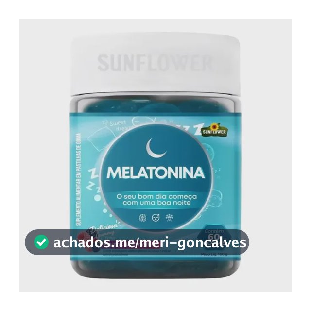 Suplemento em goma Sunflower Gummies Melatonina de Melatonina Sunflower
