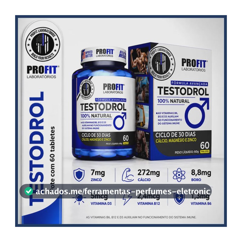 Suplemento em tabletes Profit Pré Hormonal Pote 60 Tabletes Sem sabor de 60 un